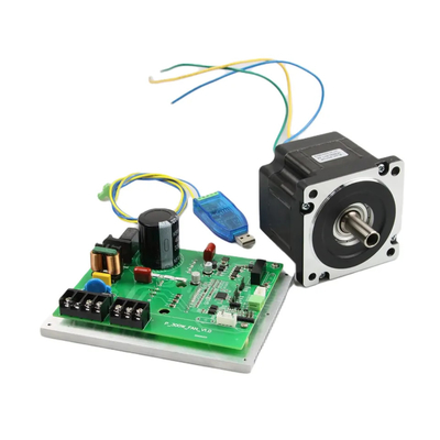 RS485 কন্ট্রোলার ড্রাইভার বোর্ড সহ 220V 3000Rpm 400w Bldc মোটর