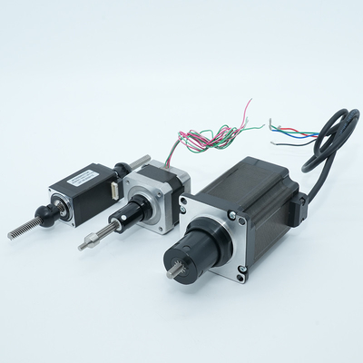 Jkongmotor NEMA 8/11/14/17/23/24/34 T5/T8/T10 লিড স্ক্রু স্টেপ মোটর সহ ট্রাপিজয়েডাল থ্রেড স্ক্রু লিনিয়ার স্টেপার মোটর