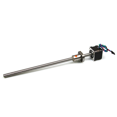 Jkongmotor NEMA 8/11/14/17/23/24/34 T5/T8/T10 লিড স্ক্রু স্টেপ মোটর সহ ট্রাপিজয়েডাল থ্রেড স্ক্রু লিনিয়ার স্টেপার মোটর
