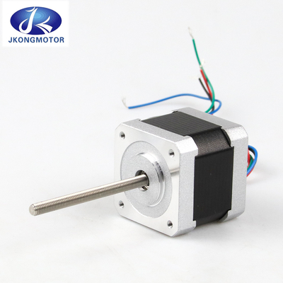 Jkongmotor NEMA 8/11/14/17/23/24/34 T5/T8/T10 লিড স্ক্রু স্টেপ মোটর সহ ট্রাপিজয়েডাল থ্রেড স্ক্রু লিনিয়ার স্টেপার মোটর