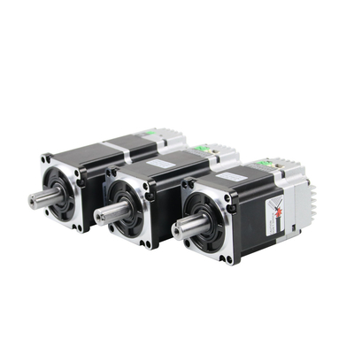 Jkongmotor 3000rpm 20W থেকে 750W Canopen RS485 ইন্টিগ্রেটেড ডিসি সার্ভো মোটর টেক্সটাইল মেশিনের জন্য 17 বিট এনকোডার সহ