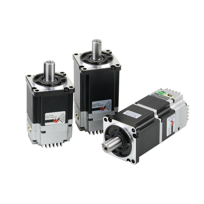 Jkongmotor 3000rpm 20W থেকে 750W Canopen RS485 ইন্টিগ্রেটেড ডিসি সার্ভো মোটর টেক্সটাইল মেশিনের জন্য 17 বিট এনকোডার সহ