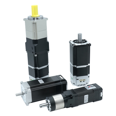 Jkongmotor ইন্টিগ্রেটেড ডিসি সার্ভো মোটর 24 36V 0.45nm 3000rpm 57X57mm 140W ডিসি সার্ভো মোটর সঙ্গে RS485 টেক্সটাইল জন্য Canopen