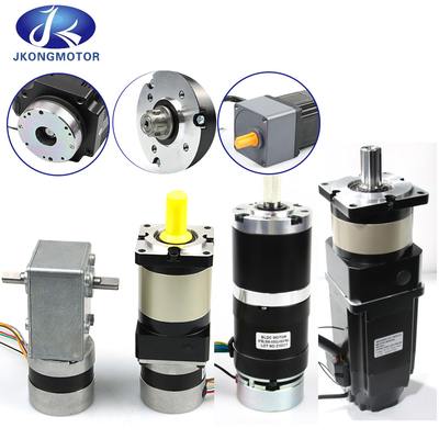 Jkongmotor 28mm-130mm/ পাওয়ার 10W-2000W/ সিই RoHS / কাস্টমাইজযোগ্য / বিএলডিসি ব্রাশহীন ডিসি মোটর গিয়ারবক্স কন্ট্রোলারের সাথে বিকল্প