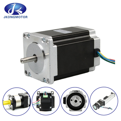 Jkongmotor ইলেকট্রিক 1.2 ডিগ্রী NEMA 8/17/23/32 3 ফেজ আইপি 65 জলরোধী দ্বি-পোলার স্টেপার স্টেপিং গিয়ার মোটর