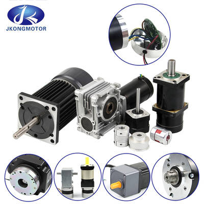 Jkongmotor Worm Gear Brushless DC Motor 200w 400w 80mm BLDC মোটর 24V 48V Nema23 34 প্ল্যানেটারি গিয়ারবক্স/ব্রেক/ এনকোডার