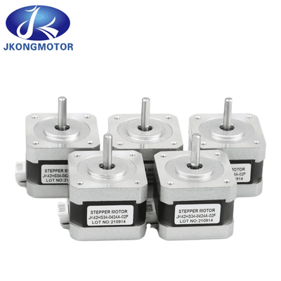 1.8 গ্রেড ২ ফেজ NEMA17 42Mm মোটর স্টেপার / Sm42ht33-1334 JK42HS34-0424A