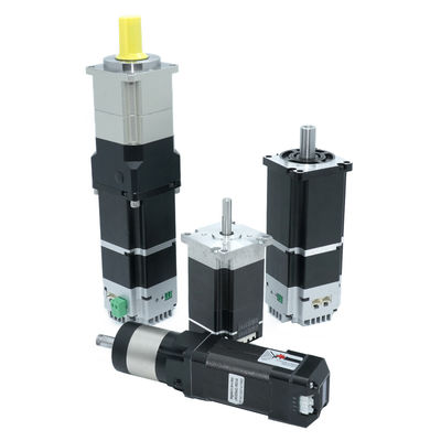 Jkongmotor ইন্ডাস্ট্রিয়াল স্কয়ার 60mm1.27nm ডিসি সার্ভো মোটর 400W 48V সিই মানের সঙ্গে ইন্টিগ্রেটেড ড্রাইভার