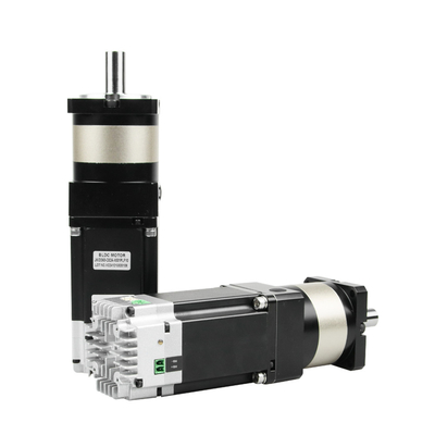 Jkongmotor কারখানা Nema24 60mm1.27nm ডিসি সার্ভো মোটর 3000RPM 400W 48V স্বয়ংক্রিয় Agv রোবটের জন্য ইন্টিগ্রেটেড ক্যানওপেন ড্রাইভার