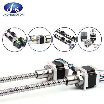 Jkongmotor চীনা কারখানা Nema8 11 14 16 17 23 24 34 3D প্রিন্টারের জন্য লিড স্ক্রু সহ লিনিয়ার স্টেপার মোটর