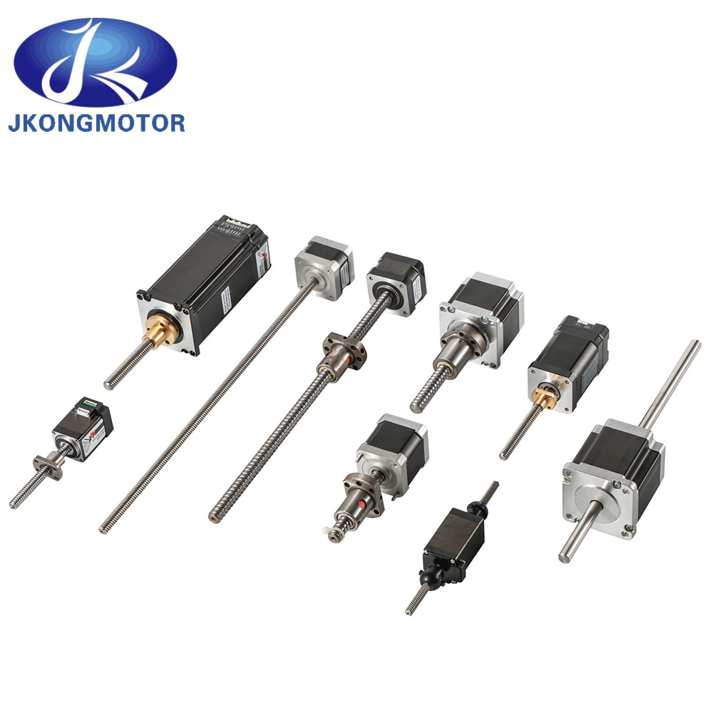 Jkongmotor চীনা কারখানা Nema8 11 14 16 17 23 24 34 3D প্রিন্টারের জন্য লিড স্ক্রু সহ লিনিয়ার স্টেপার মোটর