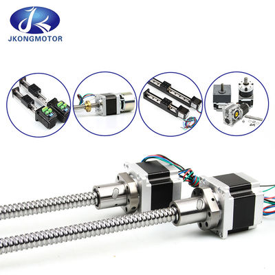 Jkongmotor বল স্ক্রু মোটর 2.8A 23HS10028-SFU1204 স্ক্রু 300mm Nema23 সিএনসি কৃমি লিনিয়ার গাইড বল স্ক্রু মোটর জন্য স্টেপার মোটর